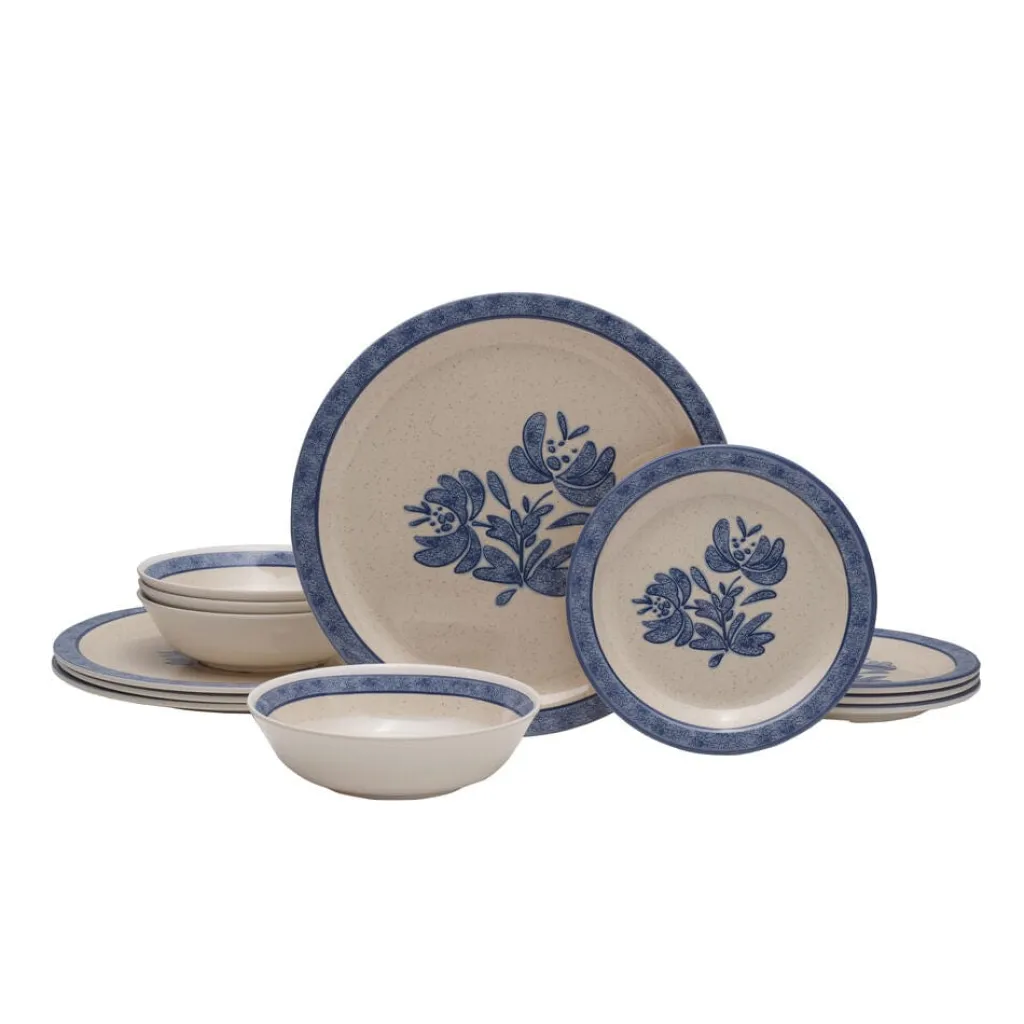 Dinnerware Service For 4|Dinnerware Service For 8|Pfaltzgraff® Yorktowne Outdoor Melamine Dinnerware Set