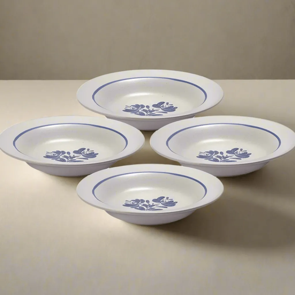 Soup Cereal Bowls|Pfaltzgraff® Yorktowne Set of 4 Rim Soup Bowls